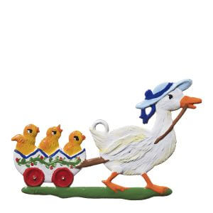 EO86 Mama Duck with Bonnet Ornament