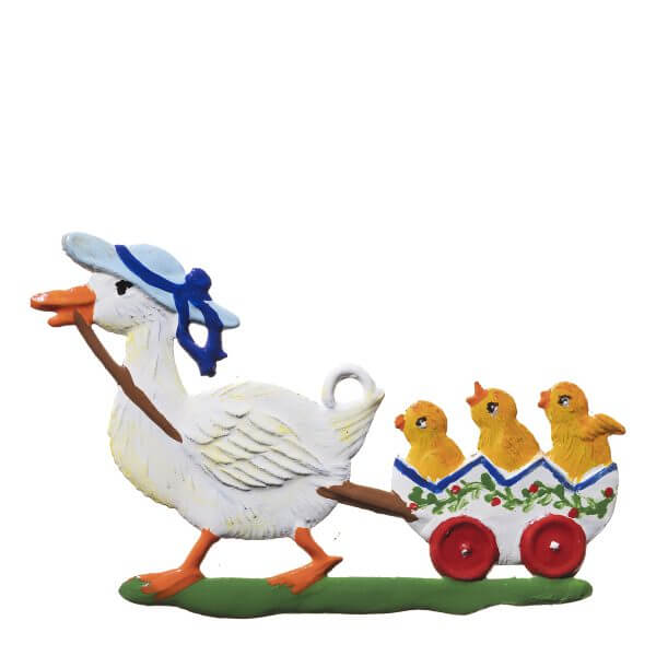 EO86 R Mama Duck with Bonnet Ornament EO86 R Mama Duck with Bonnet Ornament