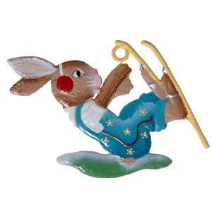 Oops! Bunny Ornament by Wilhelm Schweizer Image