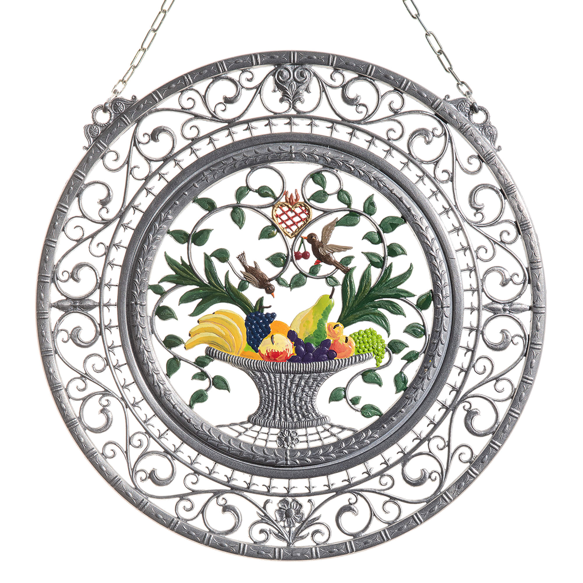 FC06F Fruit Wall Hanging in Filigree Frame