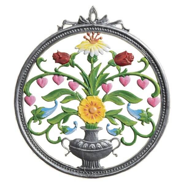 FC10 Vase with Flowers Wall Hanging