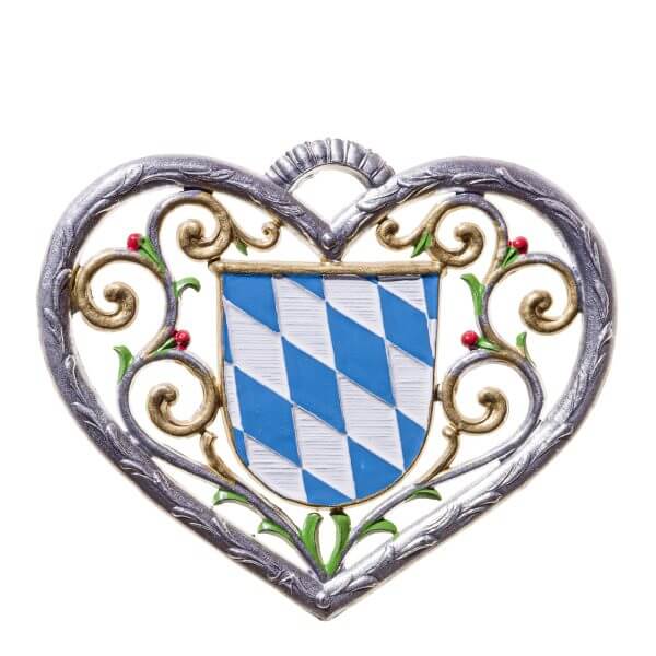 HC11 Heart with Bavarian Shield HC11 Heart with Bavarian Shield