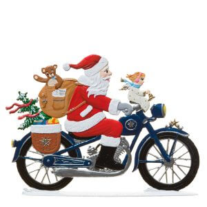 SC14 Santa On A Motorcycle