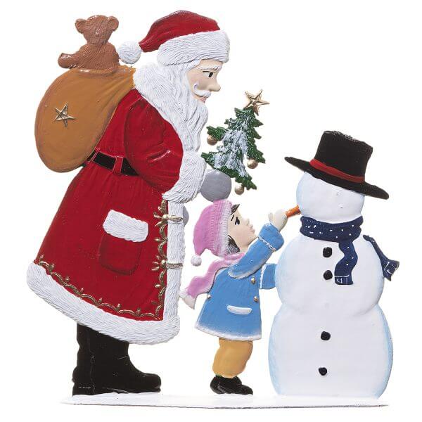 SC15 R Santa With Snowman SC15 R Santa With Snowman