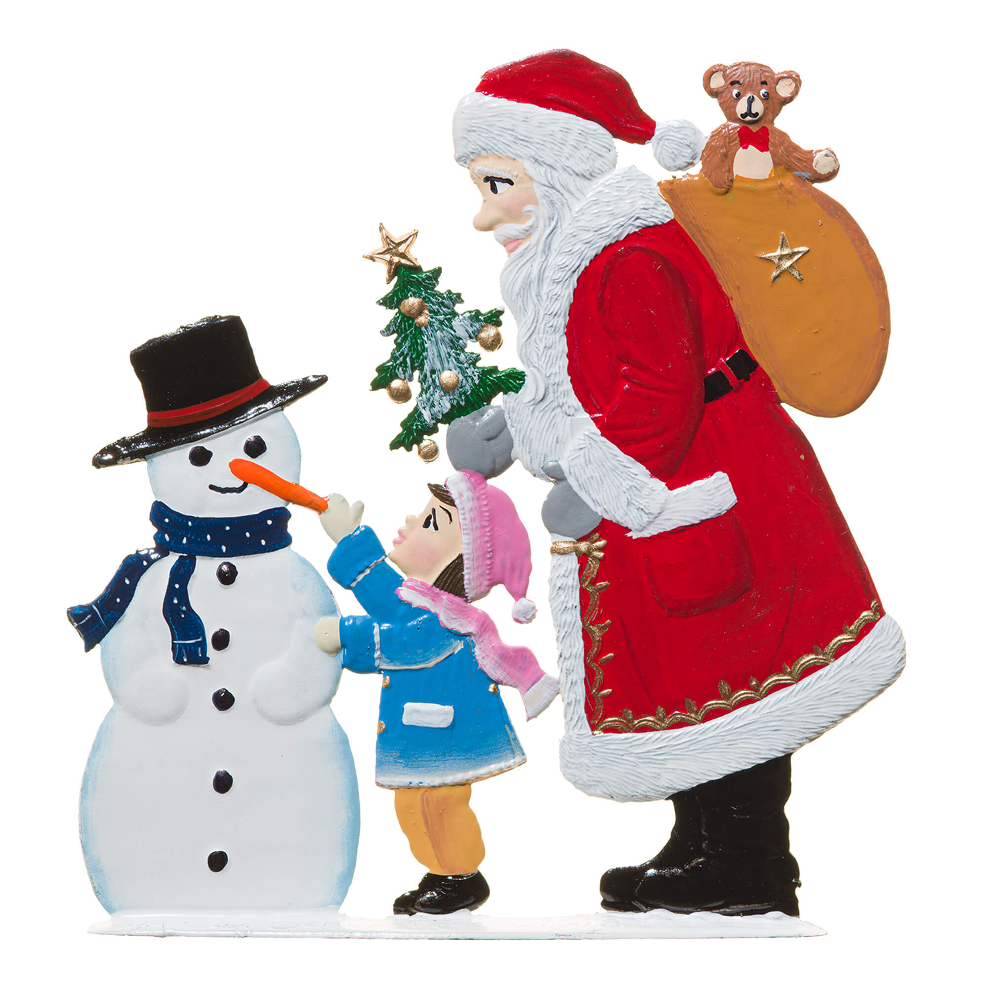 SC15 Santa With Snowman