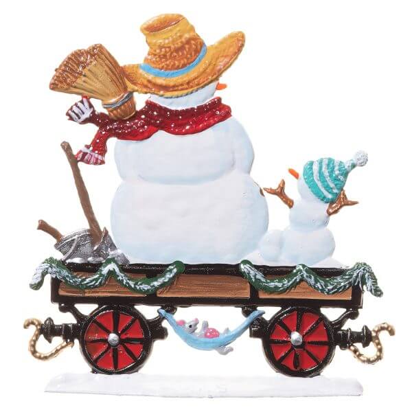 SC17A R Train Car with Snowman SC17A R Train Car with Snowman