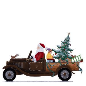 SC37 Santa In Pickup Truck