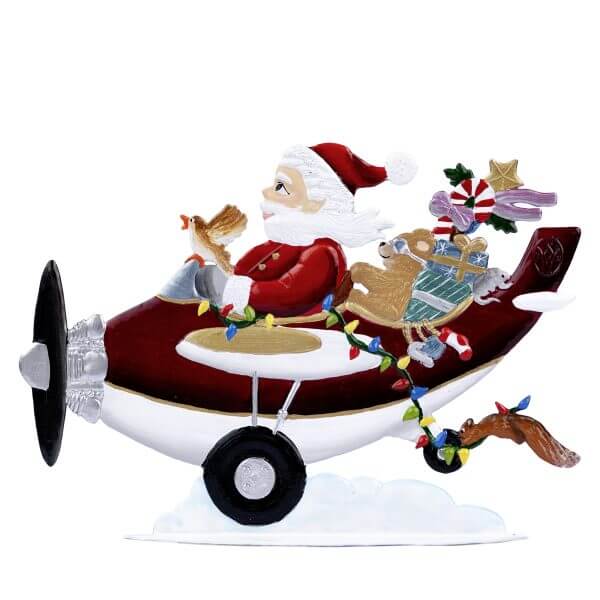 Santa In Flight by Wilhelm Schweizer Back Side Santa In Flight by Wilhelm Schweizer Back Side Image
