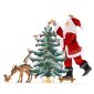 Santa's Finishing Touch by Wilhelm Schweizer Reverse Image