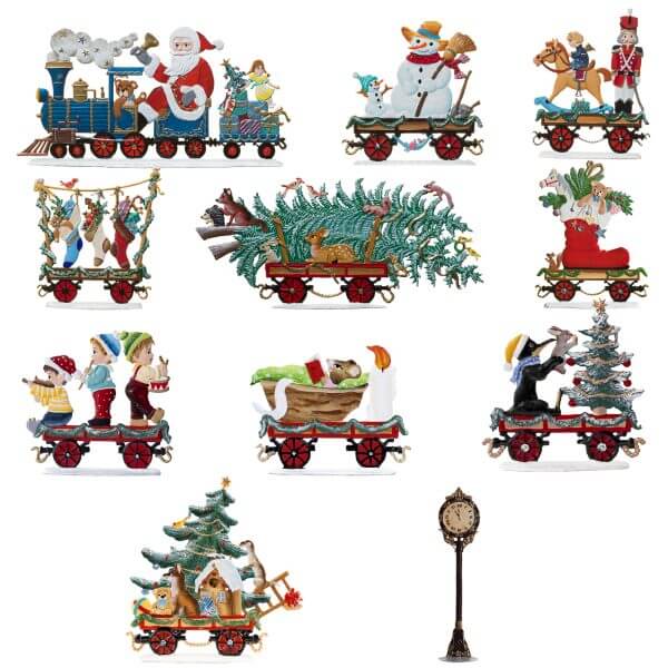 Complete Train Car Set by Wilhelm Schweizer Image