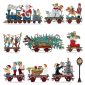 Santa Christmas Train by Wilhelm Schweizer Image