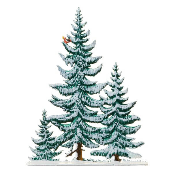 TC03W R Three Winter Pine Trees TC03W R Three Winter Pine Trees