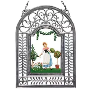 TY06F The Rose Garden in Filigree Frame