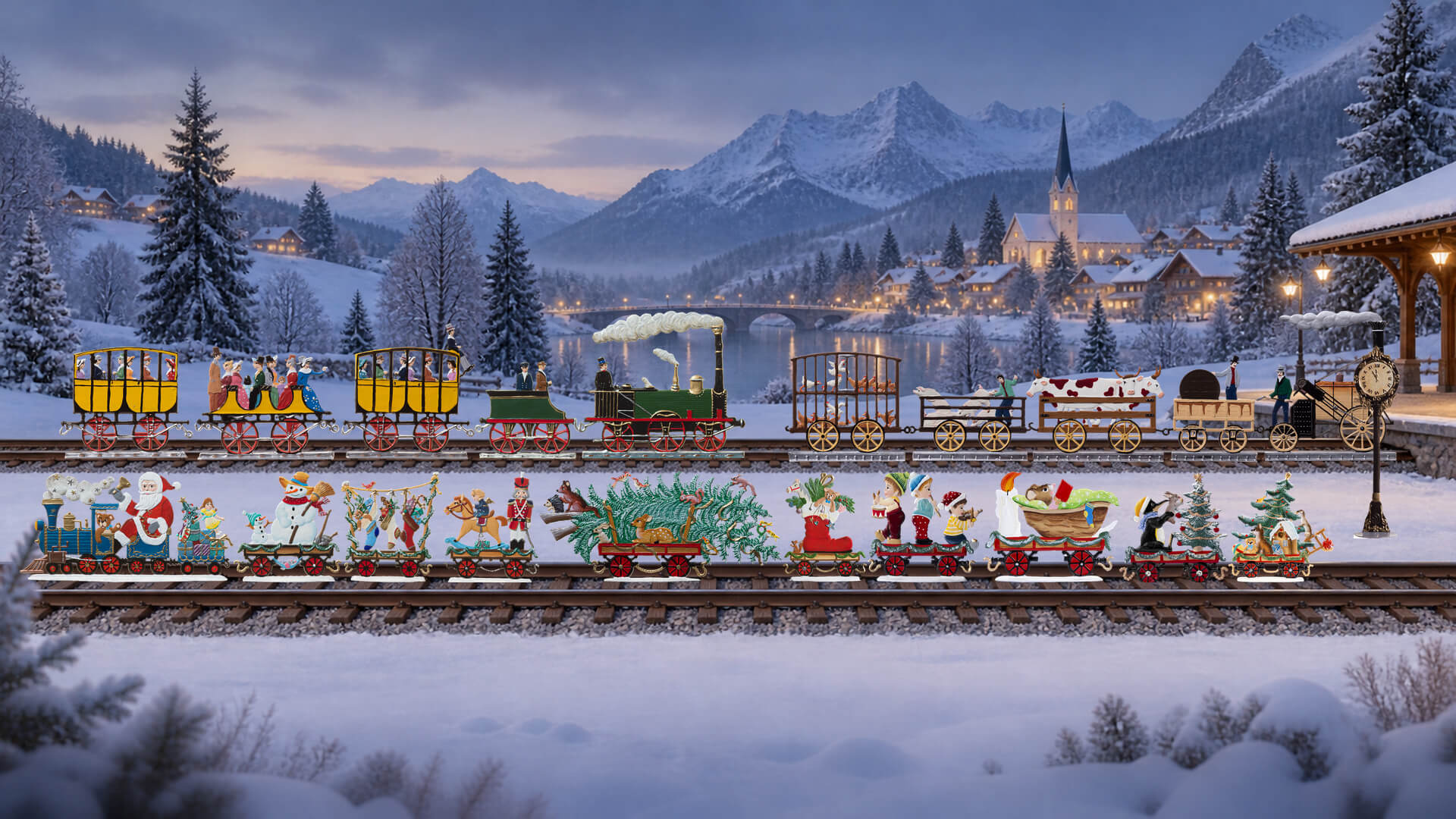 Wilhelm Schweizer Winter Railway Image